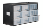 Organizér do dílny s 9 zásuvkami STANLEY OPP skříňka 365x210mm