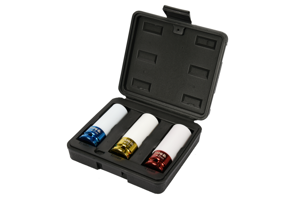 Nástrčné klíče pro hliníková kola YATO YT-1056 17-21 mm 3 ks.