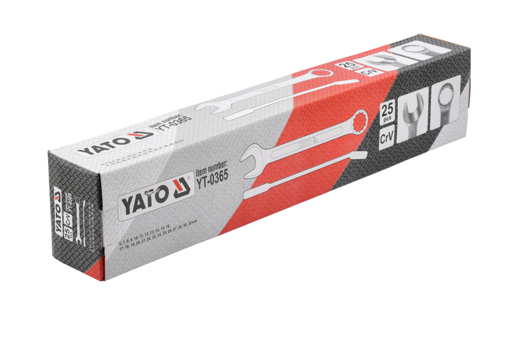 Očkoploché klíče YATO YT-0365 6-32 mm 25 ks.