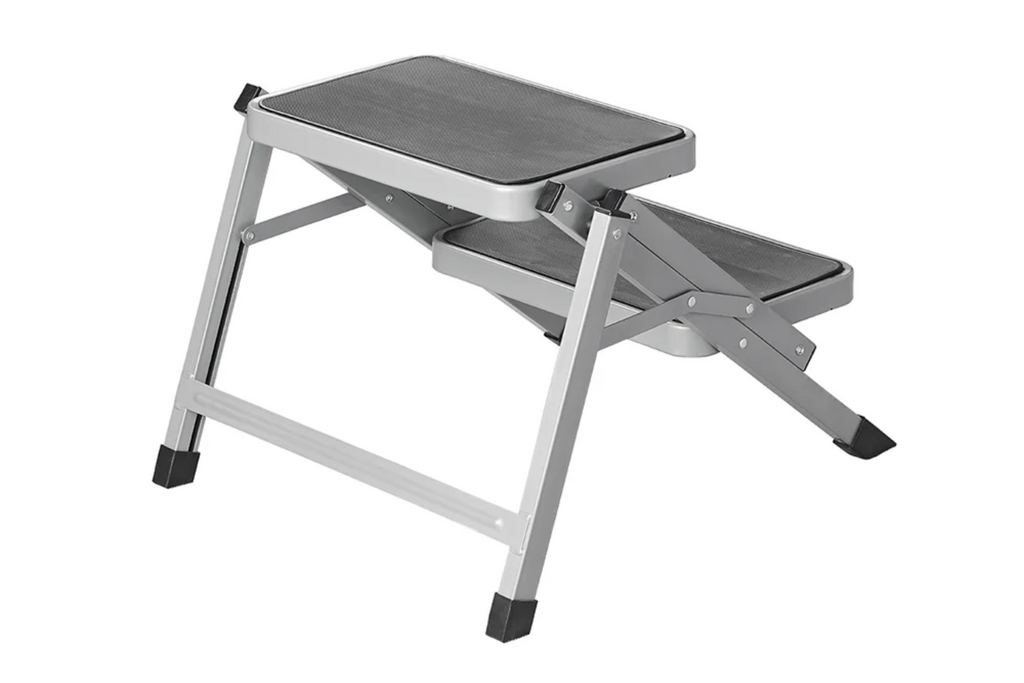 Skládací kempingový schůdek ProPlus 360823V01, dvoustupňový, 150 kg