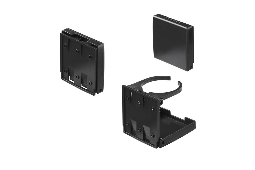 Skládací držák na nápoje ProPlus 761474V01BK na plechovky a lahve o průměru 58–98 mm