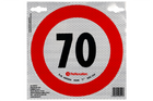 Reflexní nálepka LAMP s omezením rychlosti 70 km/h, značka B-33