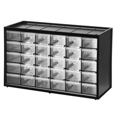 Organizér do dílny s 30 zásuvkami STANLEY OPP skříňka 365x225 mm