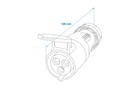 Externí zásuvka CEE 16A 230V ProPlus 373502 s odnímatelným krytem