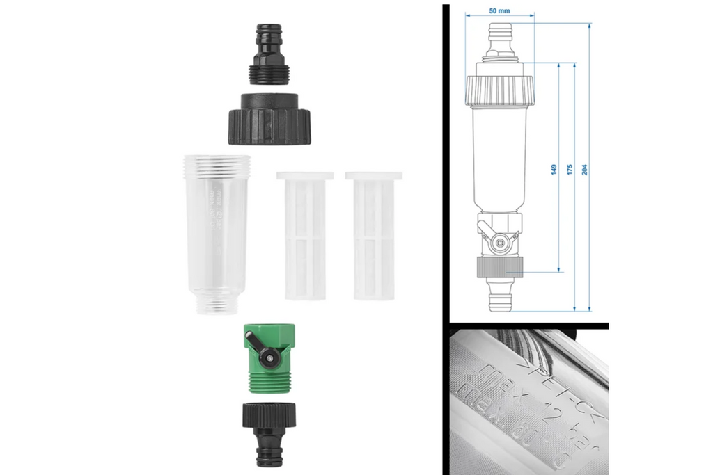 Univerzální připojení filtru na vodu z kohoutku/hadice ProPlus 150770 s přídavným filtrem