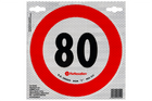 Reflexní nálepka LAMP s omezením rychlosti 80 km/h, značka B-33