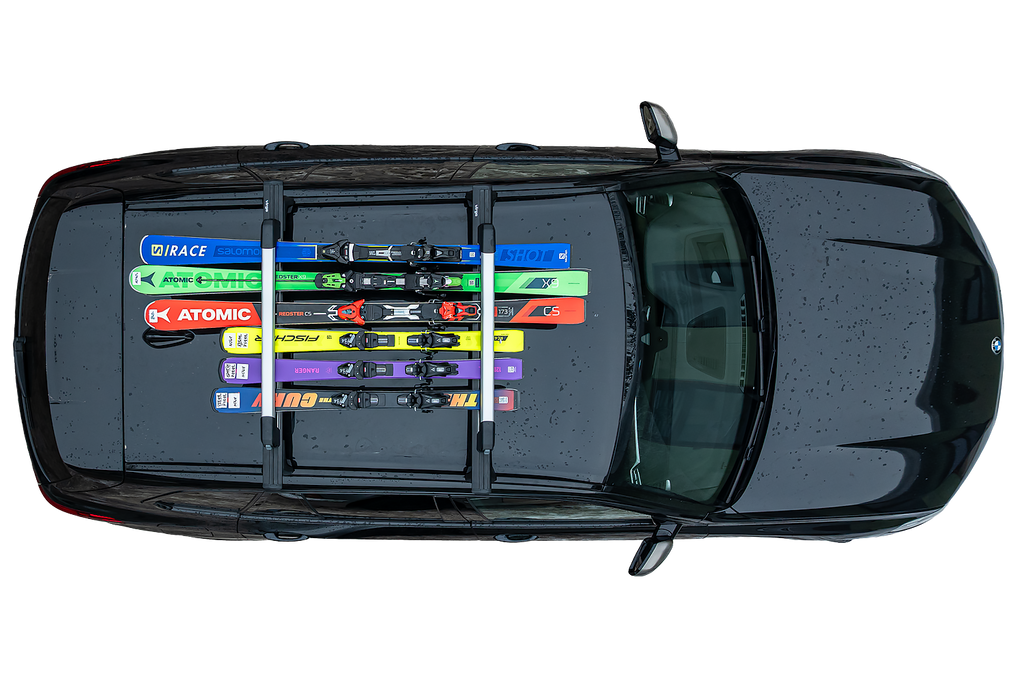 Inter Pack Frostline 6 - výsuvný hliníkový držák pro 6 párů lyží nebo 4 snowboardy