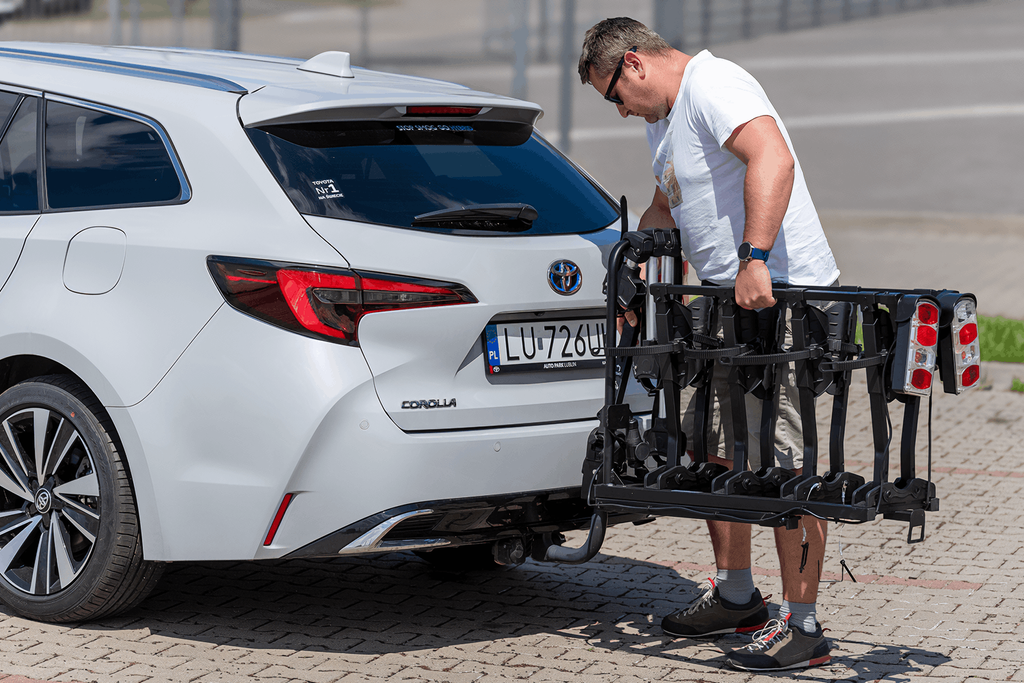 Inter Pack Quattro Fold - nosič kol na tažné zařízení pro 4 kola