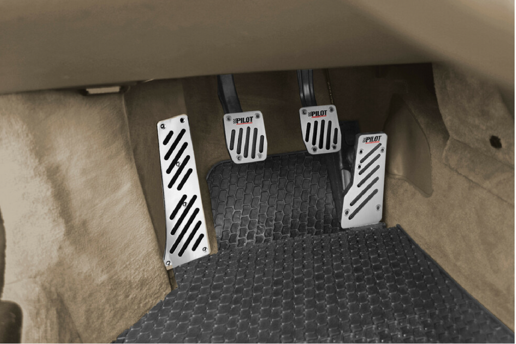 Hliníková podnožka řidiče LAMP s protiskluzovou gumou