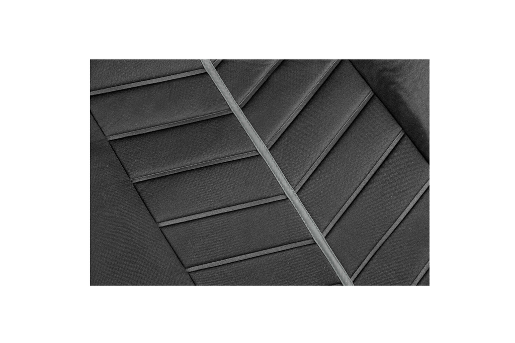 Sada potahů na autosedačky LAMPA Rapid, černošedé, pro přední a zadní sedadla