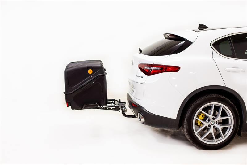 Towbox V1 Black Edition - box na zavazadla montovaný na tažné zařízení