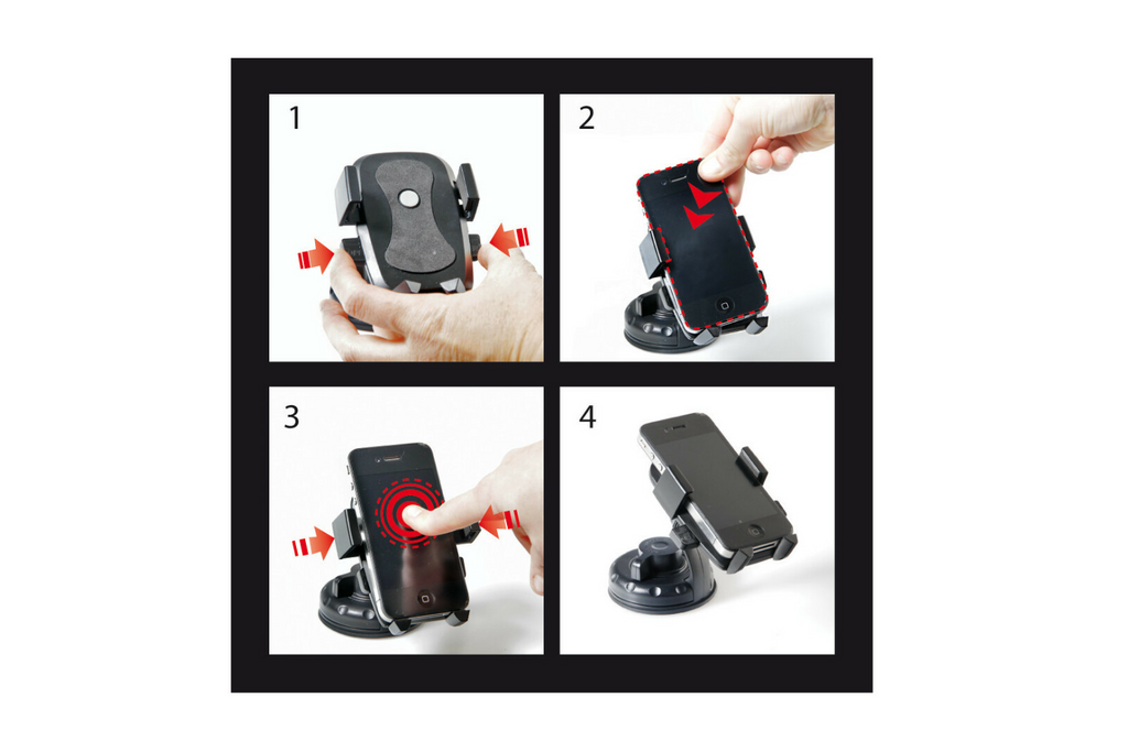 Držák telefonu Easy-Lock LAMP s přísavkou