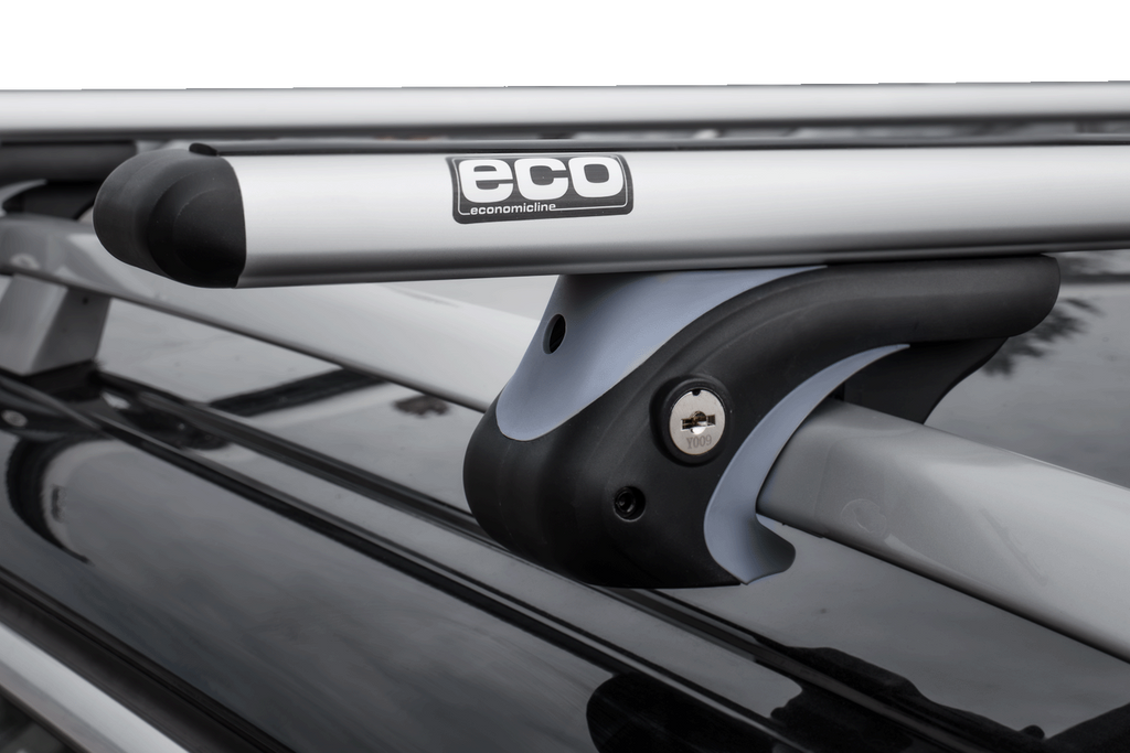  Eco Alubase 135 - uniwersalny bagażnik aluminiowy na relingi z zamkami