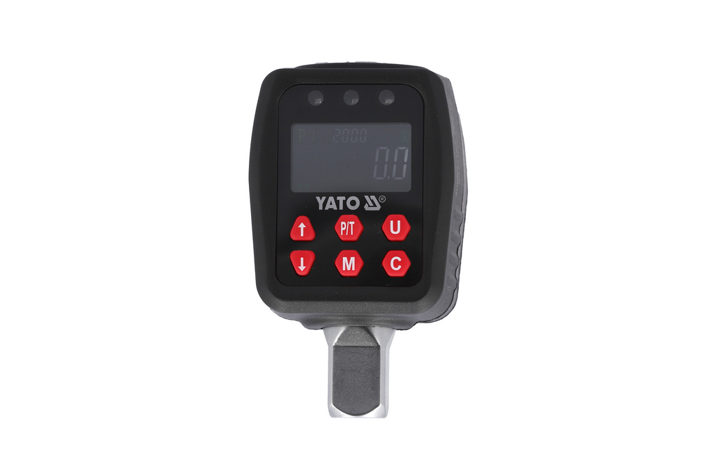 Elektronický momentový adaptér YATO YT-07535 1/2" 10-200Nm