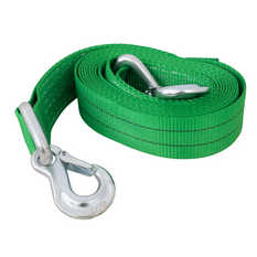 Tažné lano s háky HILLS tažný popruh 5m/60mm/6t zelený