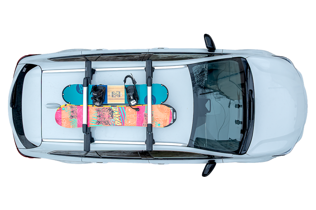 Inter Pack Frostline 4 - výsuvný hliníkový držák pro 4 páry lyží nebo 2 snowboardy