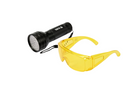 Sada svítilny + ochranných brýlí YATO YT-08581 UV svítilna 51 LED