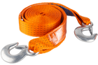 Tažné lano s háky Tažný popruh HERMON 4,5m/50mm/5t oranžový