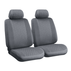Sada potahů na autosedačky LAMPA Glamur šedá, pro přední sedadla
