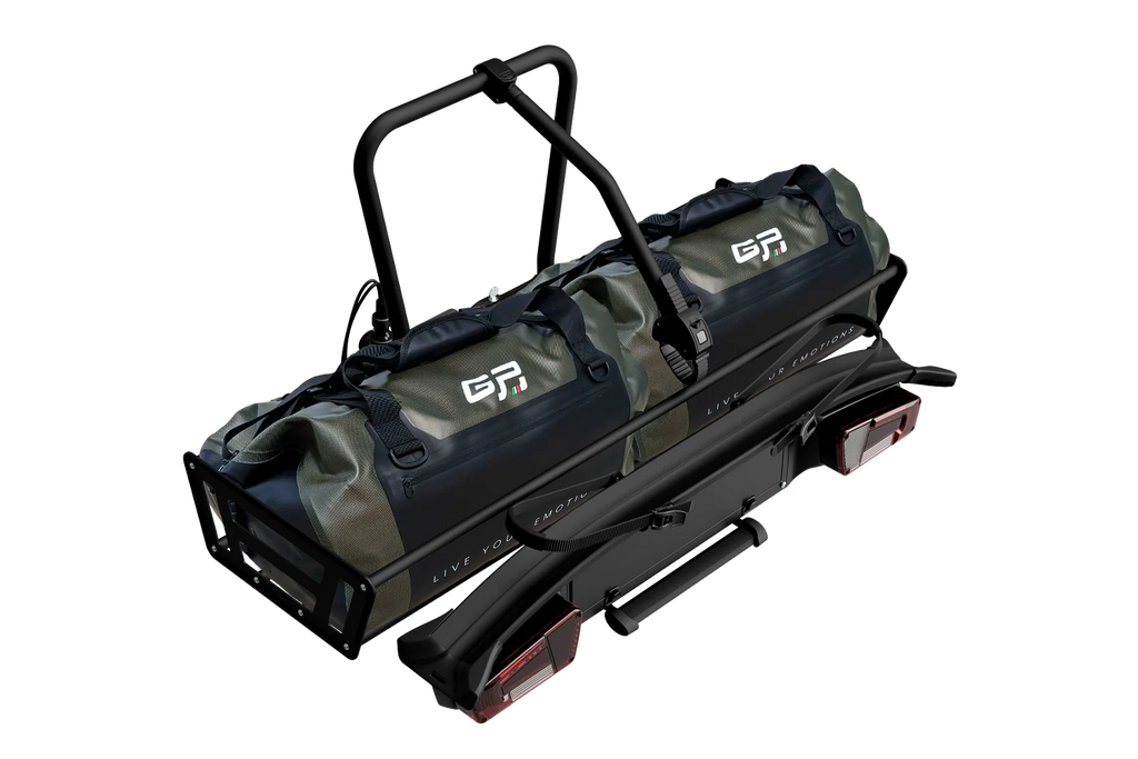 Tažné zařízení GP Saturn s plošinou a adaptéry pro tři jízdní kola (23.GP019-23.GP020-23.GP021)