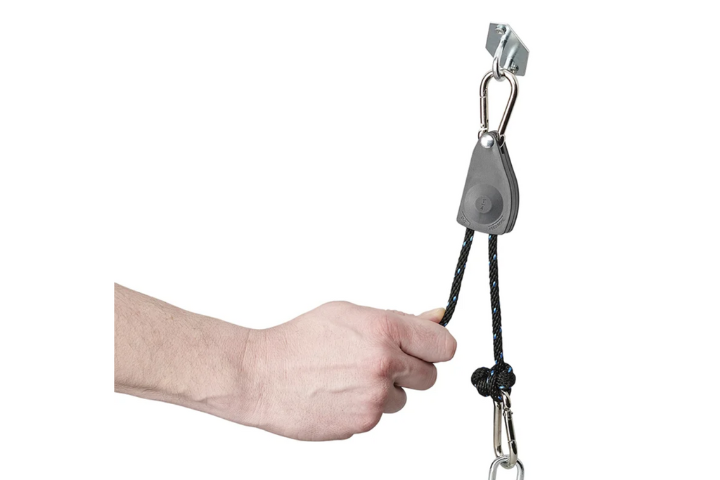 Sada dvou lanových navijáků ProPlus 320054V01, lanový kladkostroj s ráčnou, 2,5 m, 136 kg