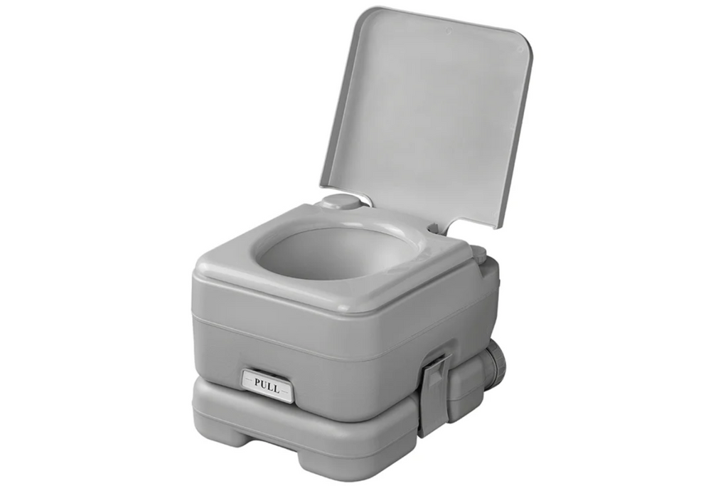 ProPlus 370415CR Přenosná kempingová toaleta šedá 10 l/10 l