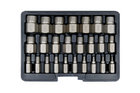 Vytahovače šroubů pro poškozené vnitřní šrouby YATO YT-06034 3-23mm 25 ks.