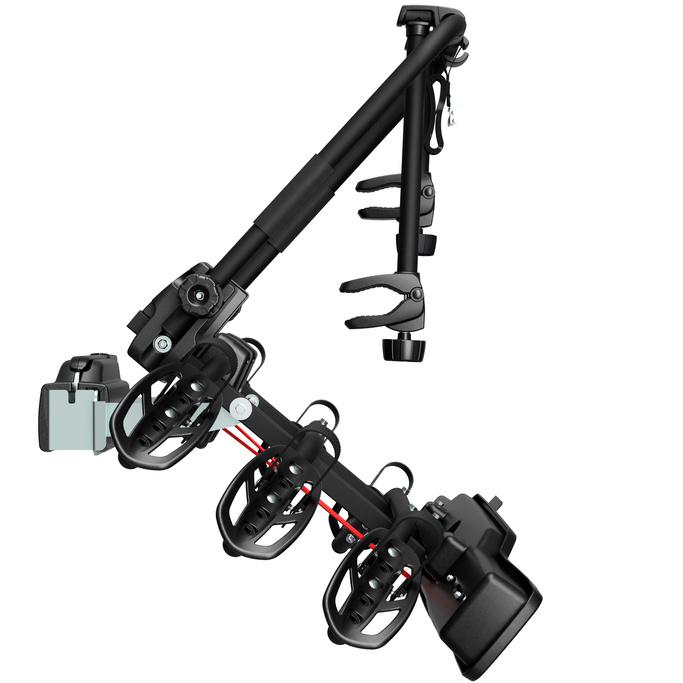 Peruzzo Parma 3 - nosič kol na tažné zařízení pro 3 kola (černý)