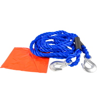 Tažné lano s háky Tažný popruh LAMPA 4m/18mm/5t modrý