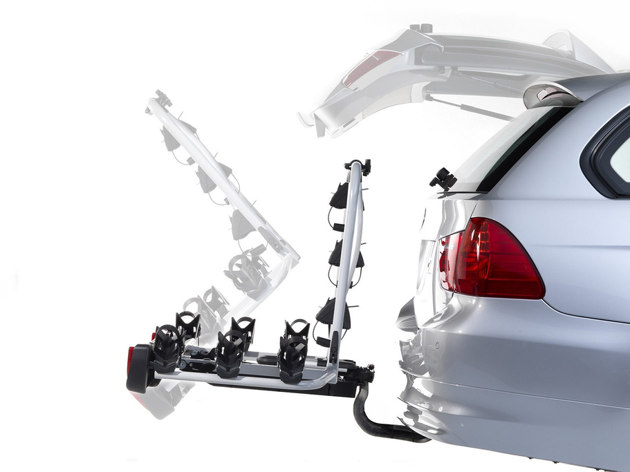 Atera Strada Sport M3 + adaptér pro 4. kolo - nosič na tažné zařízení pro 4 kola (černý)