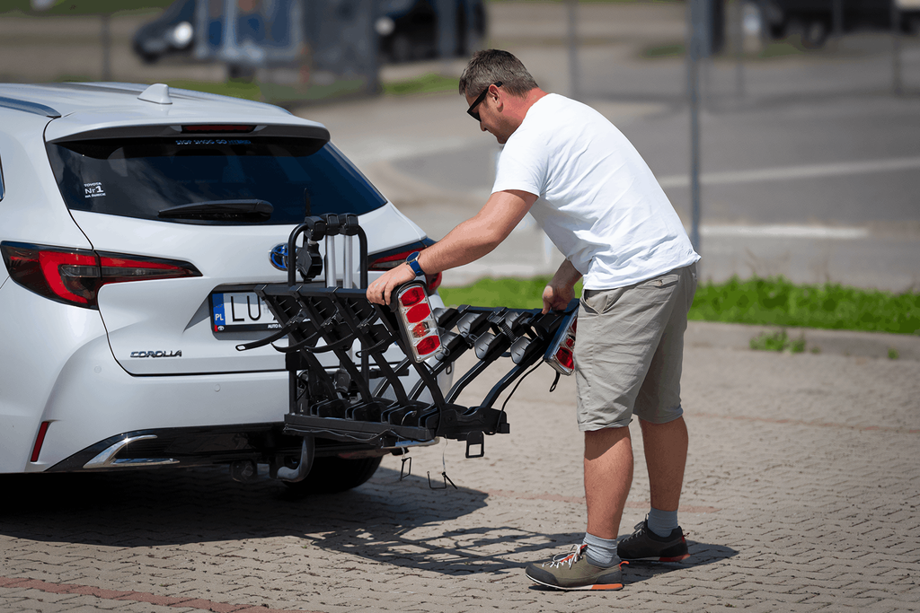 Inter Pack Quattro Fold - nosič kol na tažné zařízení pro 4 kola