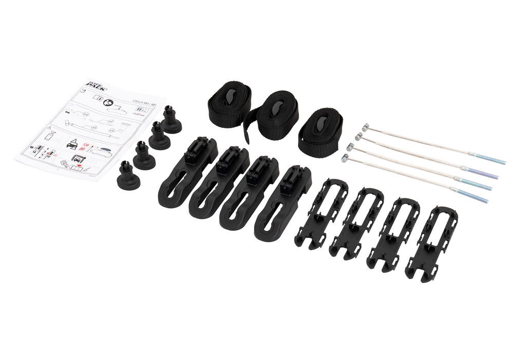 Střešní box Inter Pack Stella 480 černý kevlar (flexi fit G2)