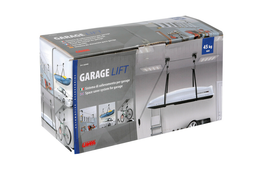 Stropní úložný držák LAMP Garage Lift závěsný systém 45 kg