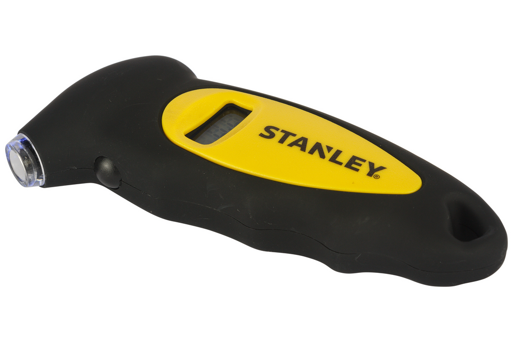 Digitální tlakoměr do pneumatik STANLEY Automotive s rozsahem 0–6,2 barů