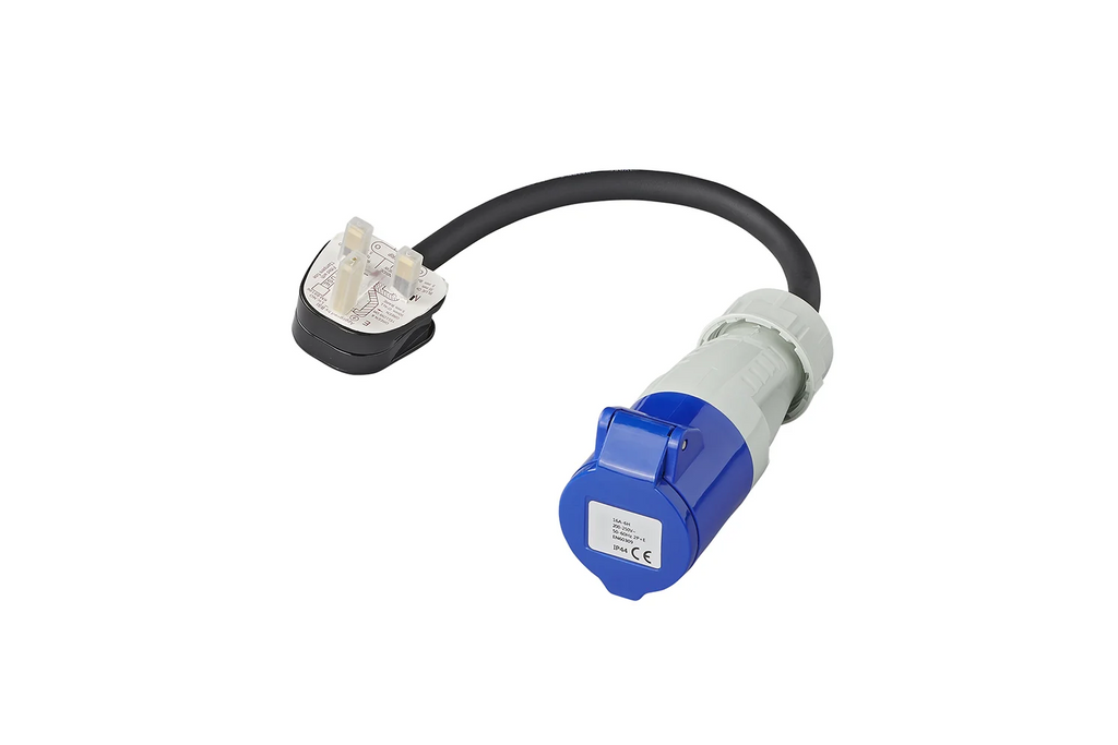 Adaptér s CEE zástrčkou a UK zásuvkou UK ProPlus 373522DE kabel 40 cm 16A 230V