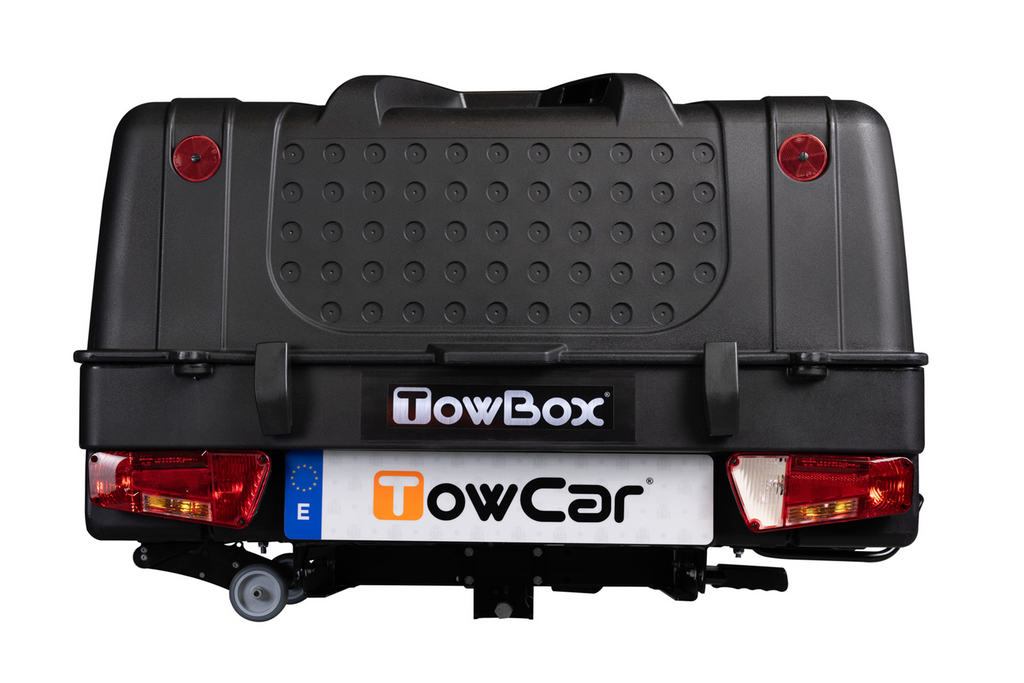 Towbox V1 Black Edition - box na zavazadla montovaný na tažné zařízení