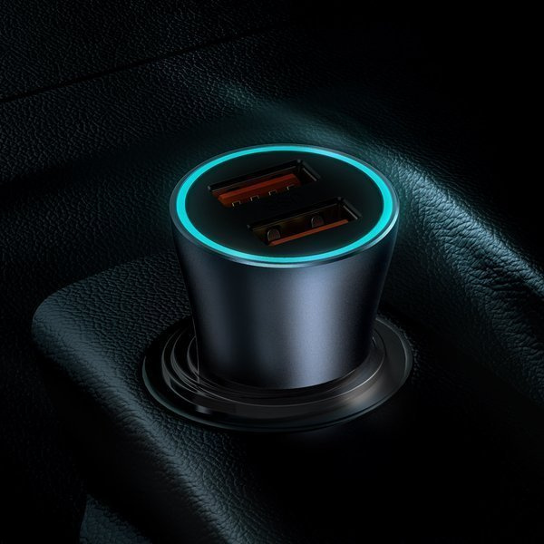 Sada autonabíječek BASEUS Golden Pro 2xUSB 40W + USB kabel