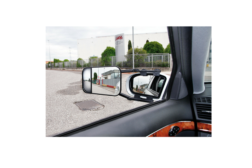 Univerzální tažné zrcátko LAMP s plochým a konvexním zorným polem