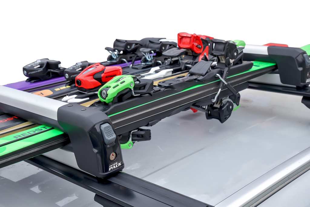 Inter Pack Frostline 4 - výsuvný hliníkový držák pro 4 páry lyží nebo 2 snowboardy