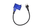 Adaptér se zástrčkou Schuko pro úhlový konektor CEE + zásuvka Schuko s kabelem Proplus 373528, 40 cm