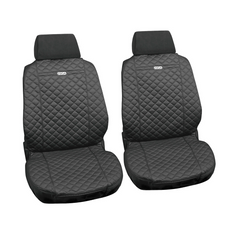 Potahy autosedaček LAMPA Ziga, antracitové, pro přední sedadla