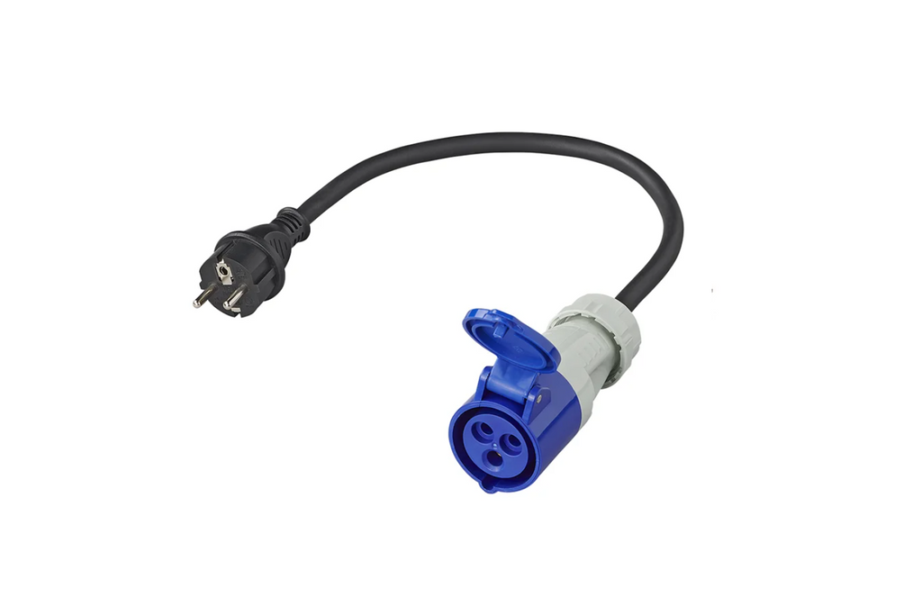 Adaptér se zástrčkou Schuko a zásuvkou CEE 16A 230V ProPlus 373526 s kabelem 40 cm