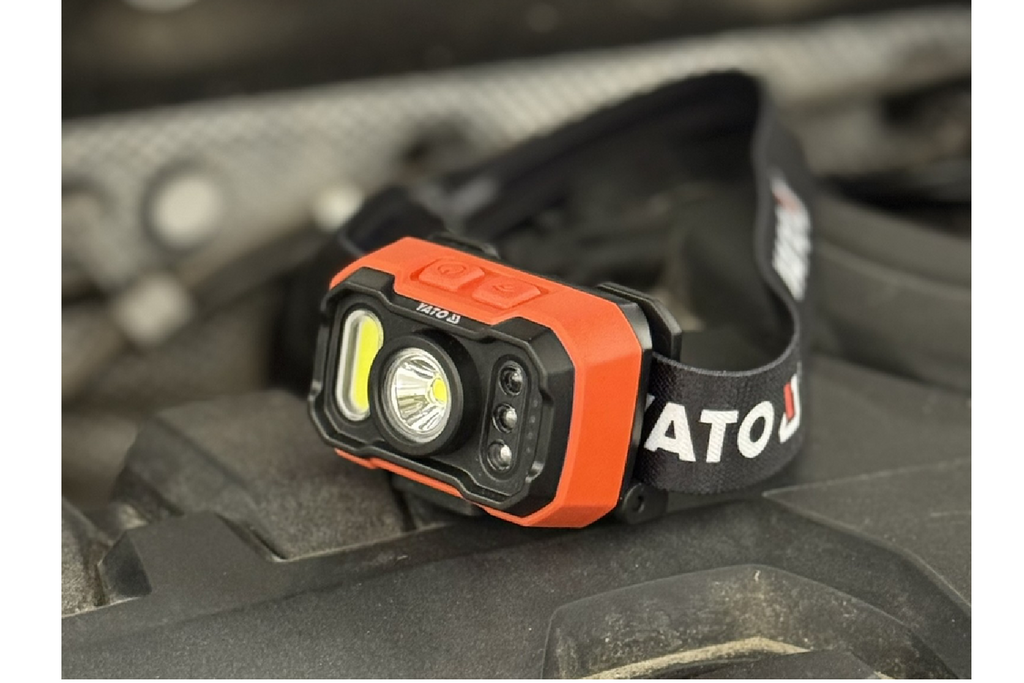LED čelovka YATO YT-085942 s pohybovým senzorem 1000lm