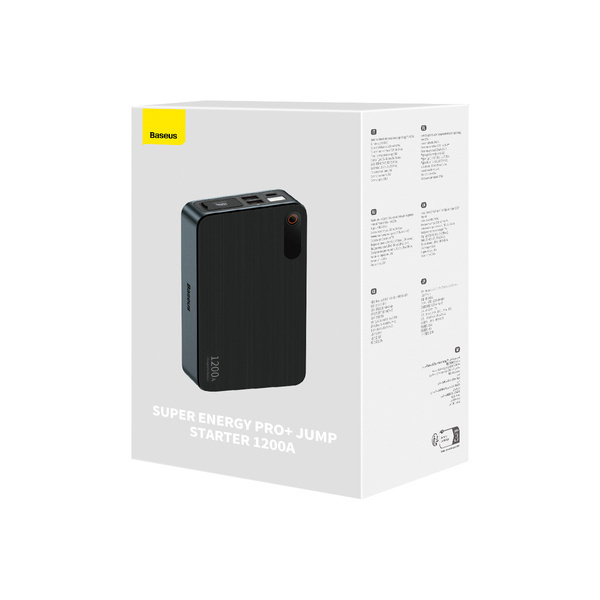 Powerbanka BASEUS Super Energy Pro+ Jump Starter 12V 12000mAh 1200A + USB nabíječka