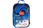 Tažné lano s háky Tažný popruh LAMPA 4m/18mm/5t modrý