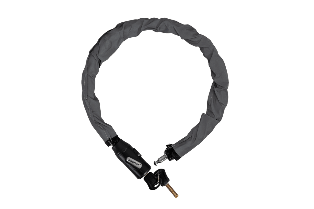 Ocelový zámek na kolo PROFEX Reflex, délka 70 cm 