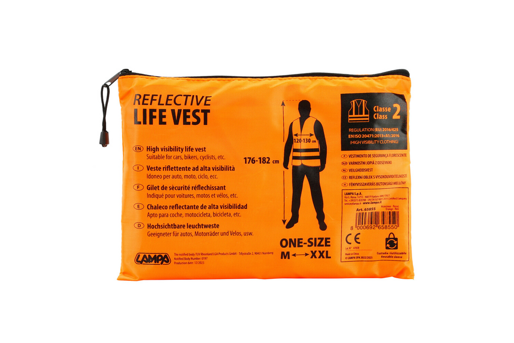 Reflexní vesta LAMPA Life-Vest univerzální M-XXL