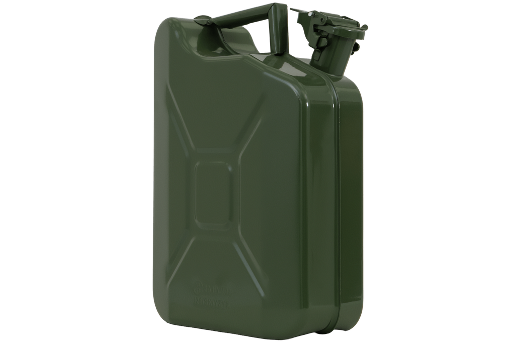 Kovový kanystr 10L HERMON zelený