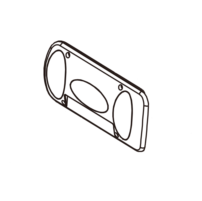 Stínidlo pro platformu kola Inter Pack Quattro/Trio/Duo (pravé)