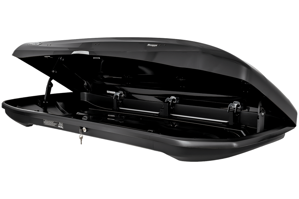 Střešní box Inter Pack Skugga L 660, lesklá černá
